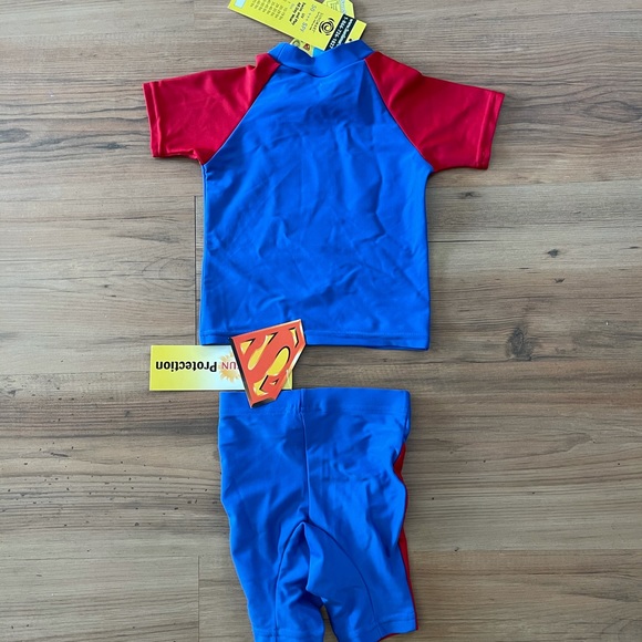 DC Comics Superman Swim Wear 2 piece (0-12m) - Picture 6 of 7